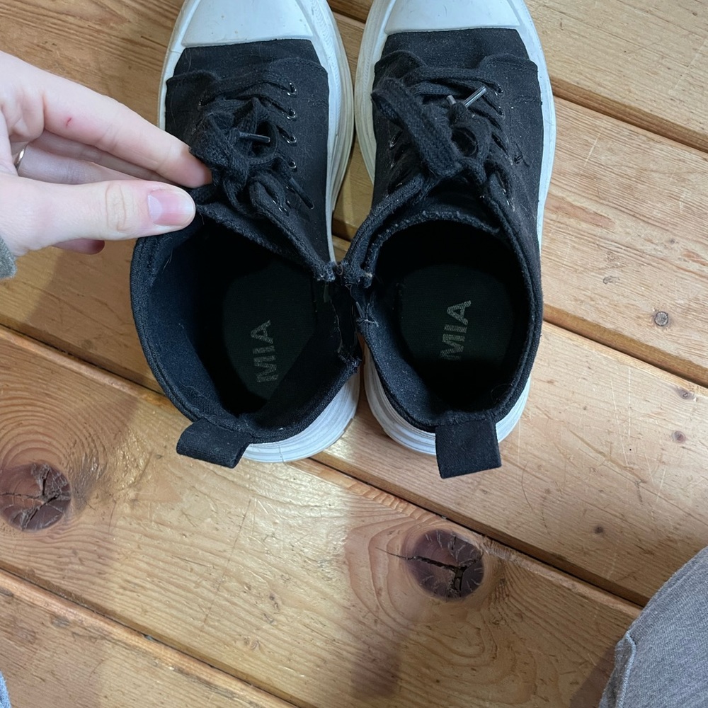 Women’s Black Sneakers - Picture 3 of 4